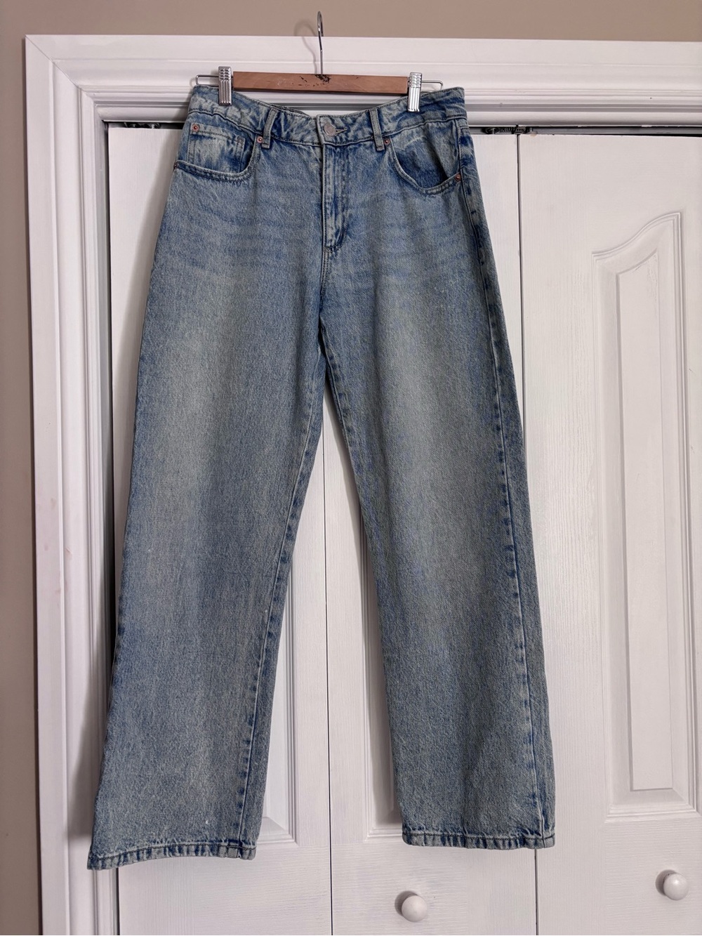 Garage Light Blue Women’s Straight-Leg Jeans